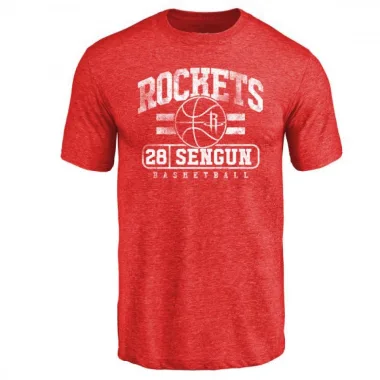 Red Men's Alperen Sengun Houston Rockets Baseline T-Shirt