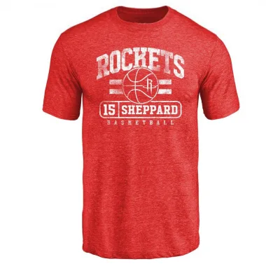 Red Men's Reed Sheppard Houston Rockets Baseline T-Shirt