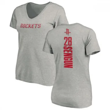 Women's Alperen Sengun Houston Rockets Ash Backer T-Shirt